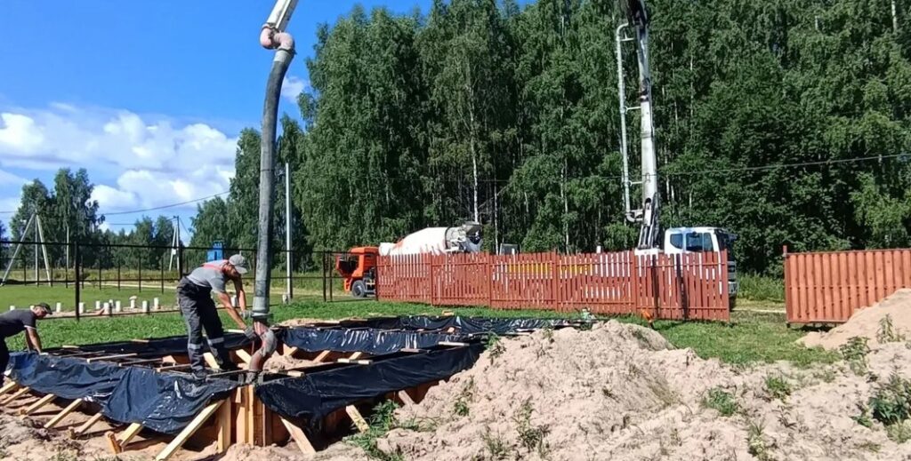 заликва бетона во Владимире